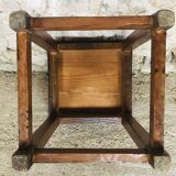 Tabouret vintage de ferme en châtaignier Circa 50