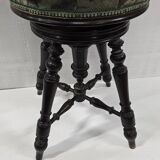 Antique adjustable piano stool – Napoleon III period, late 19th century