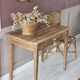 Antique walnut table/desk, renovated | Emile