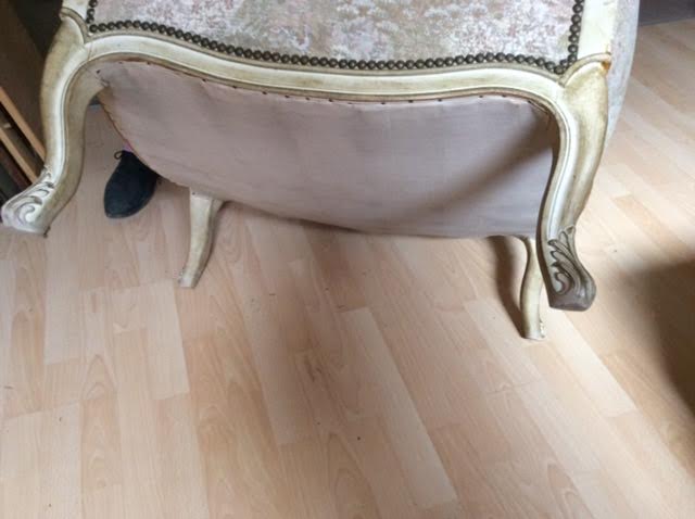 2 armchairs old Louis XVI style