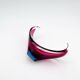 Murano Crystal Sommerso Fuchsia Turquoise Gondola Cup 19cm