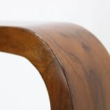 1930s Pair of Rare Refurbished Art Deco Armchairs in Walnut ,Reupholstered in Backhausen Fabric