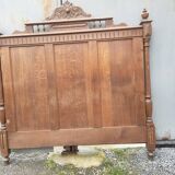 old headboard in solid oak