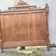 antique solid oak headboard