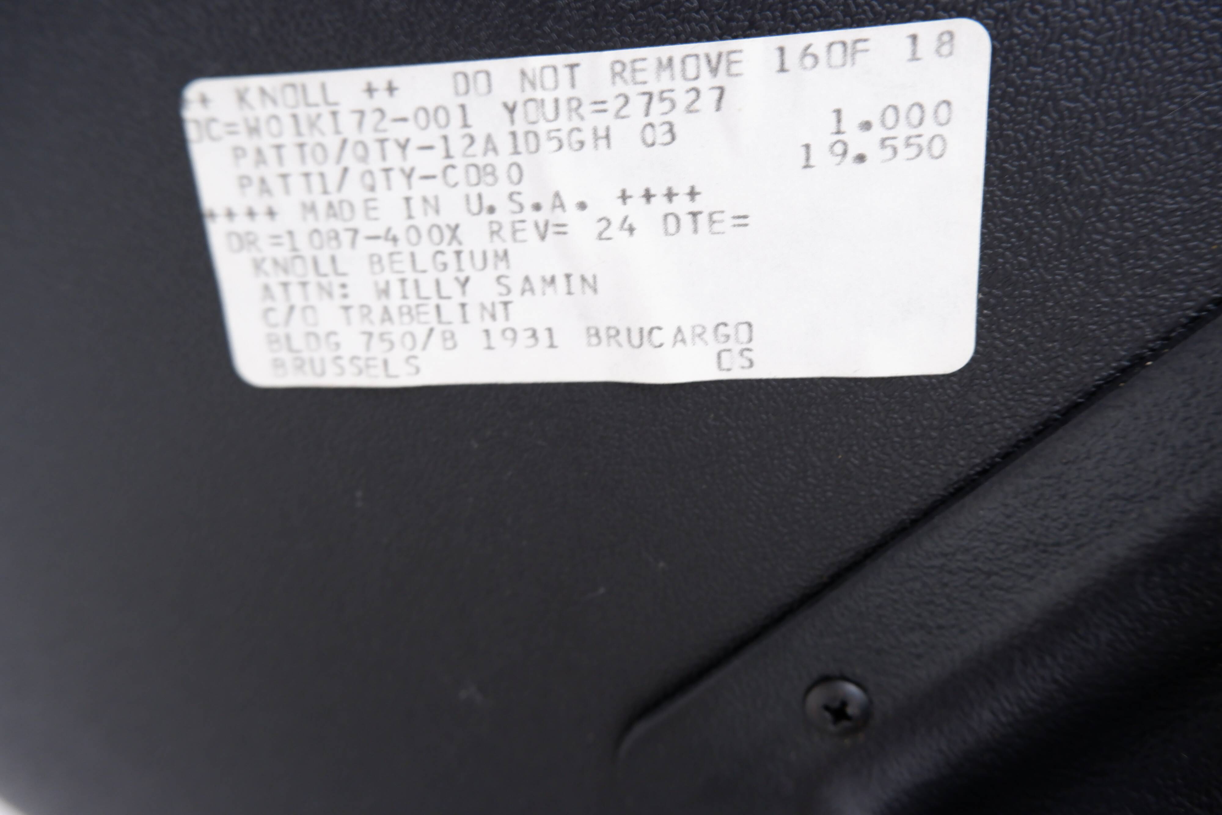 Office Chair by Charles Pollock for knoll