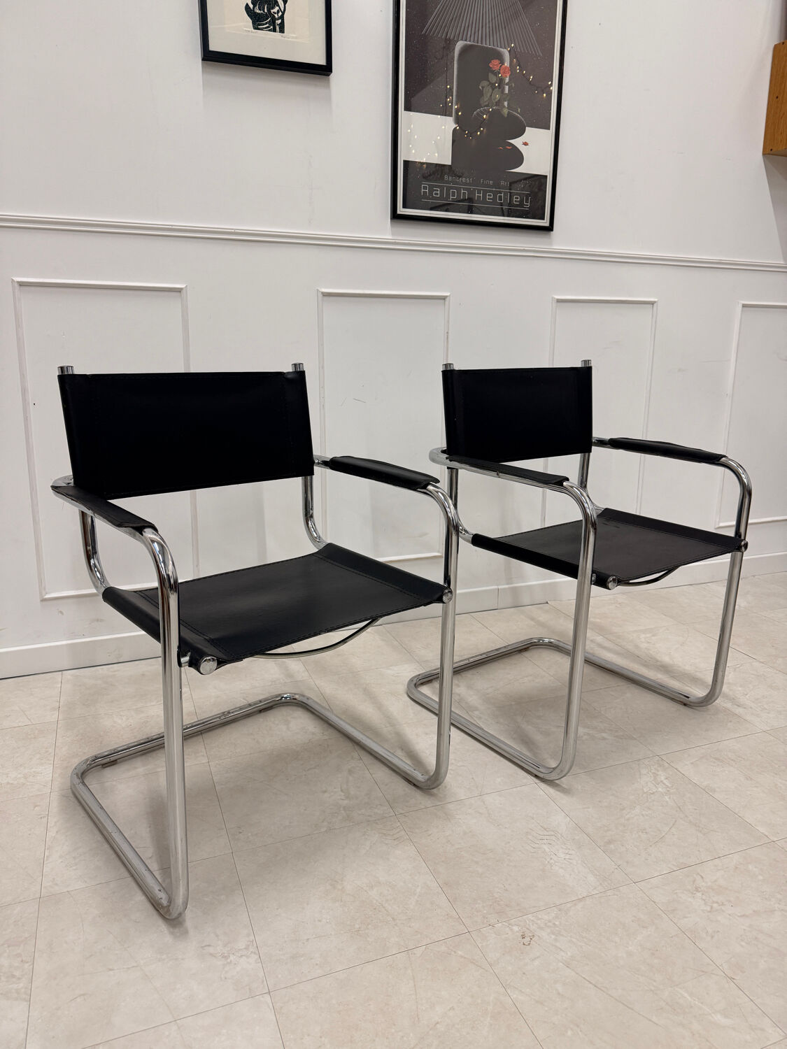 Designer chair pair