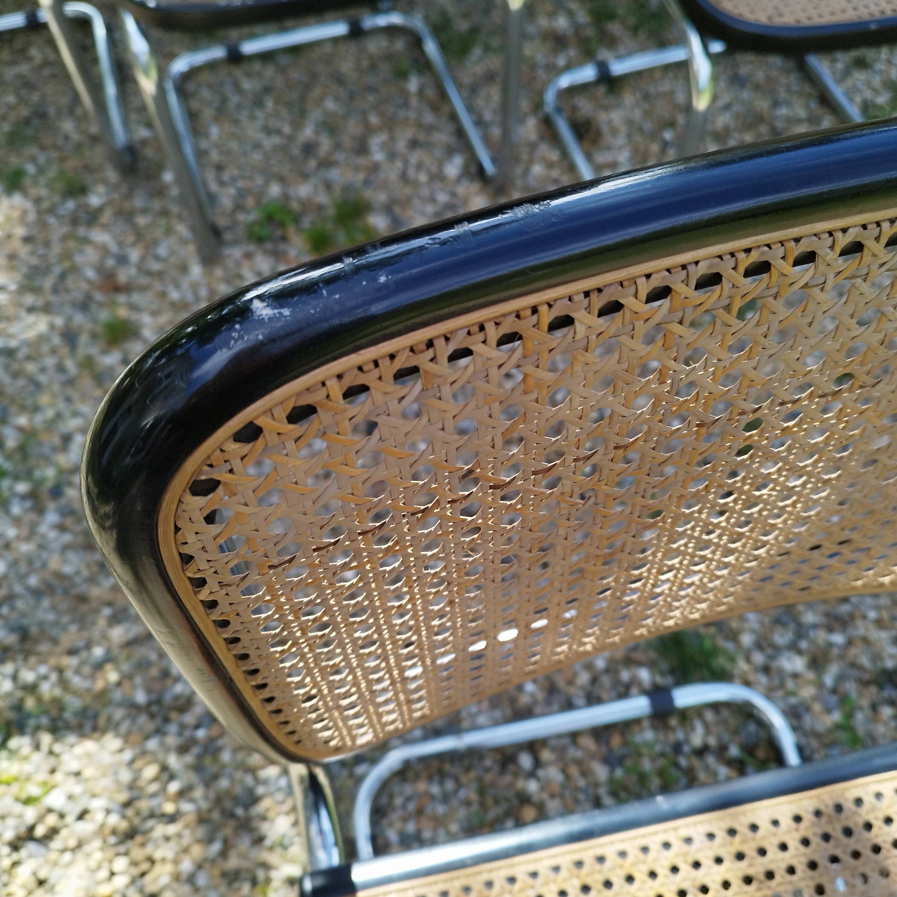 Vintage style chairs Cesca B32 Marcel Breuer