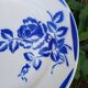 Large round antique Badonviller plate