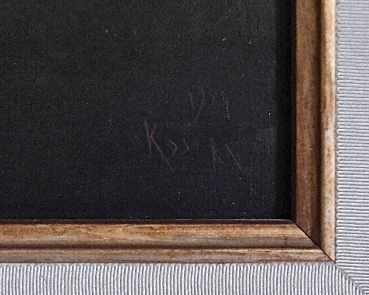 Stanislas kostka oil on canvas still life