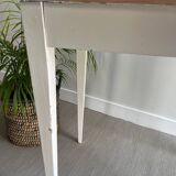 Old weathered wooden table