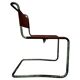 Rare Bauhaus Mart Stam tubular chair by Thonet / original green colour