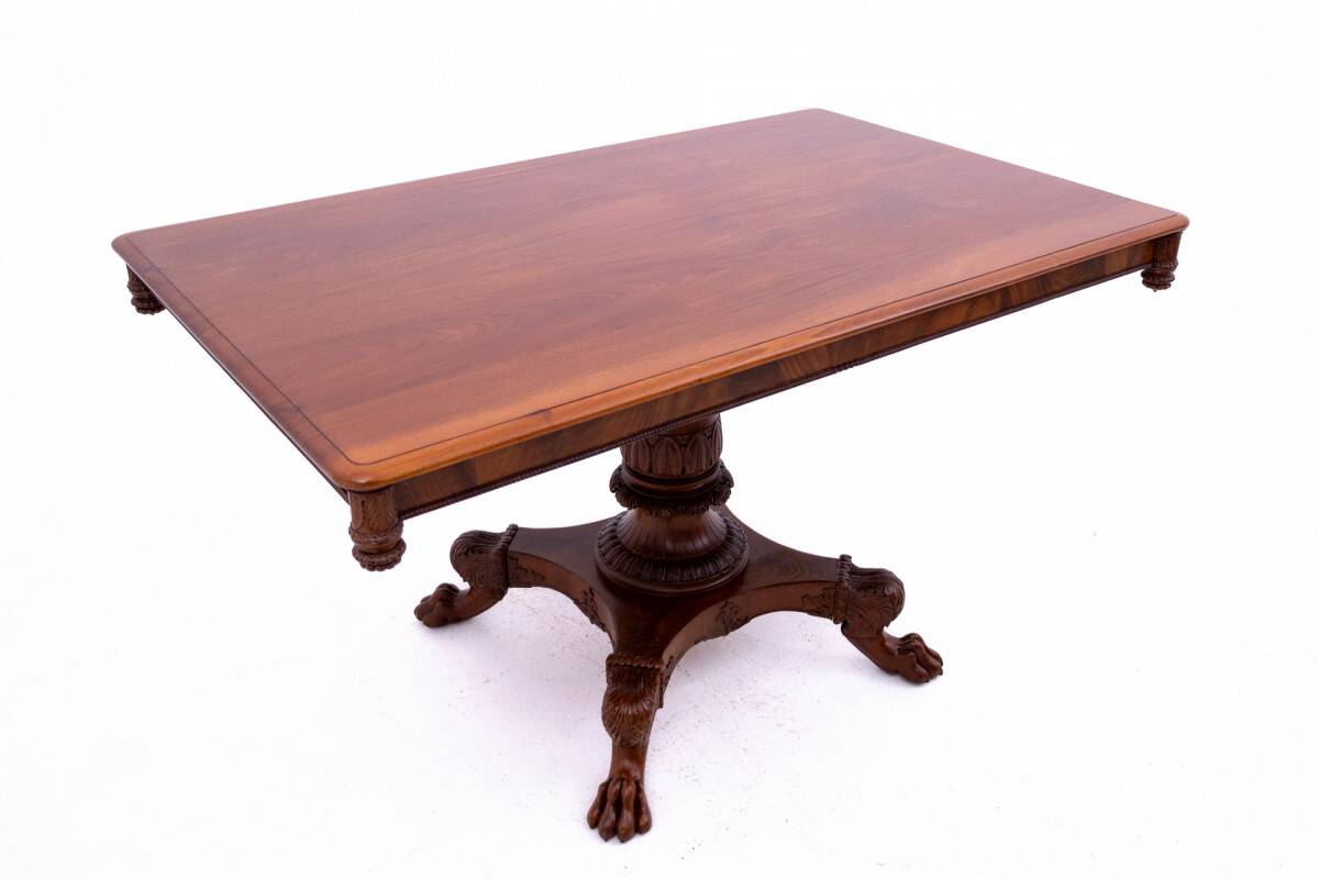 Table on lion's paws, Northern Europe, late 19th century.