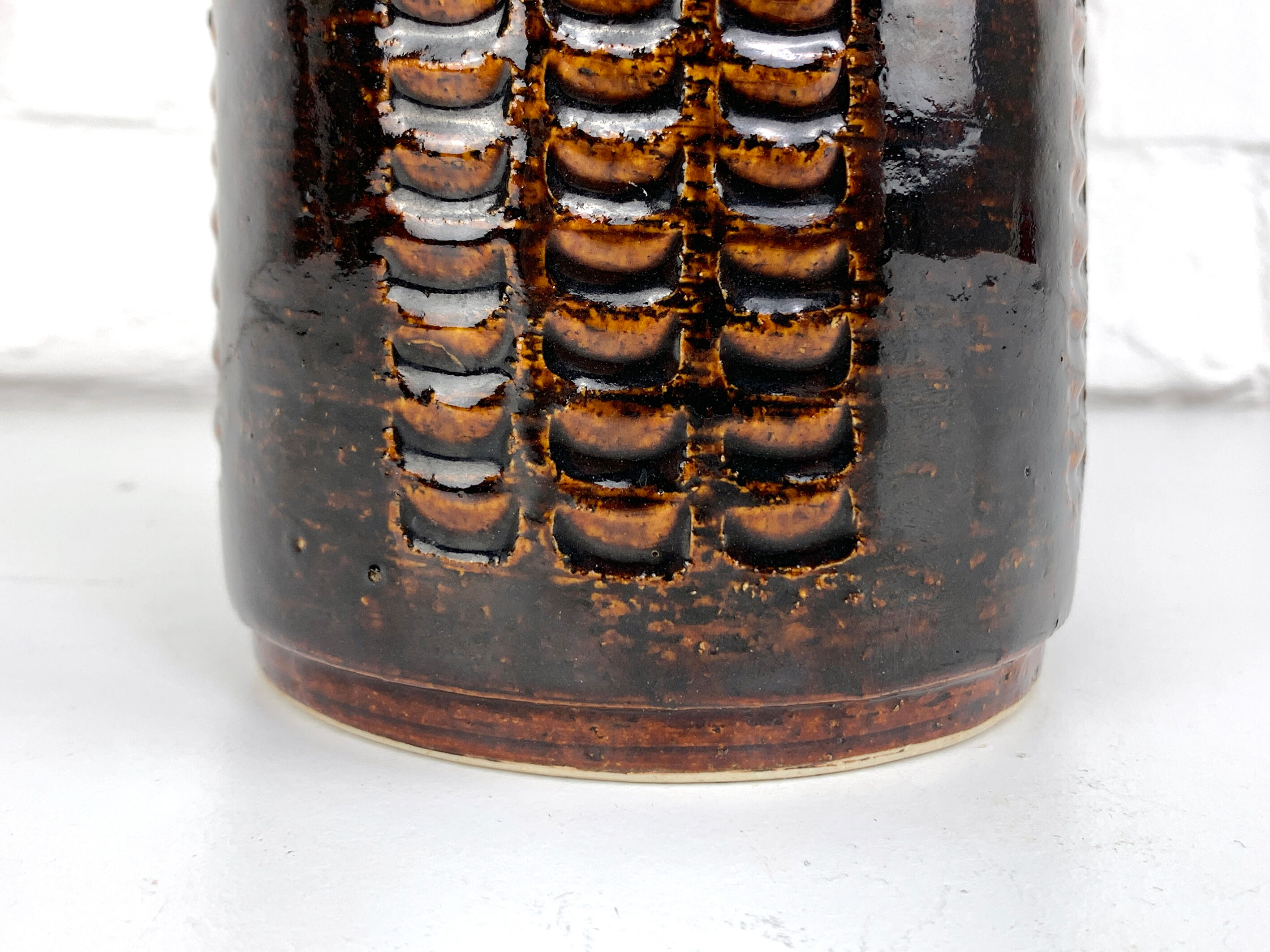 Ceramic table lamp, Per Linnemann-Schmidt for Palshus, Denmark, 1960