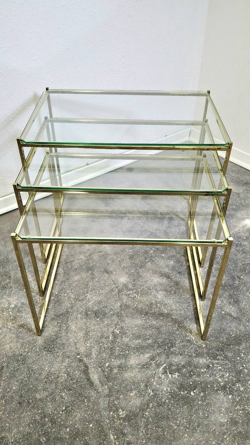70s Regency Nesting Tables (Set of 3)