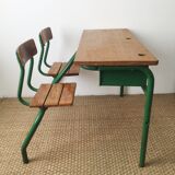 Vintage schoolboy double desk