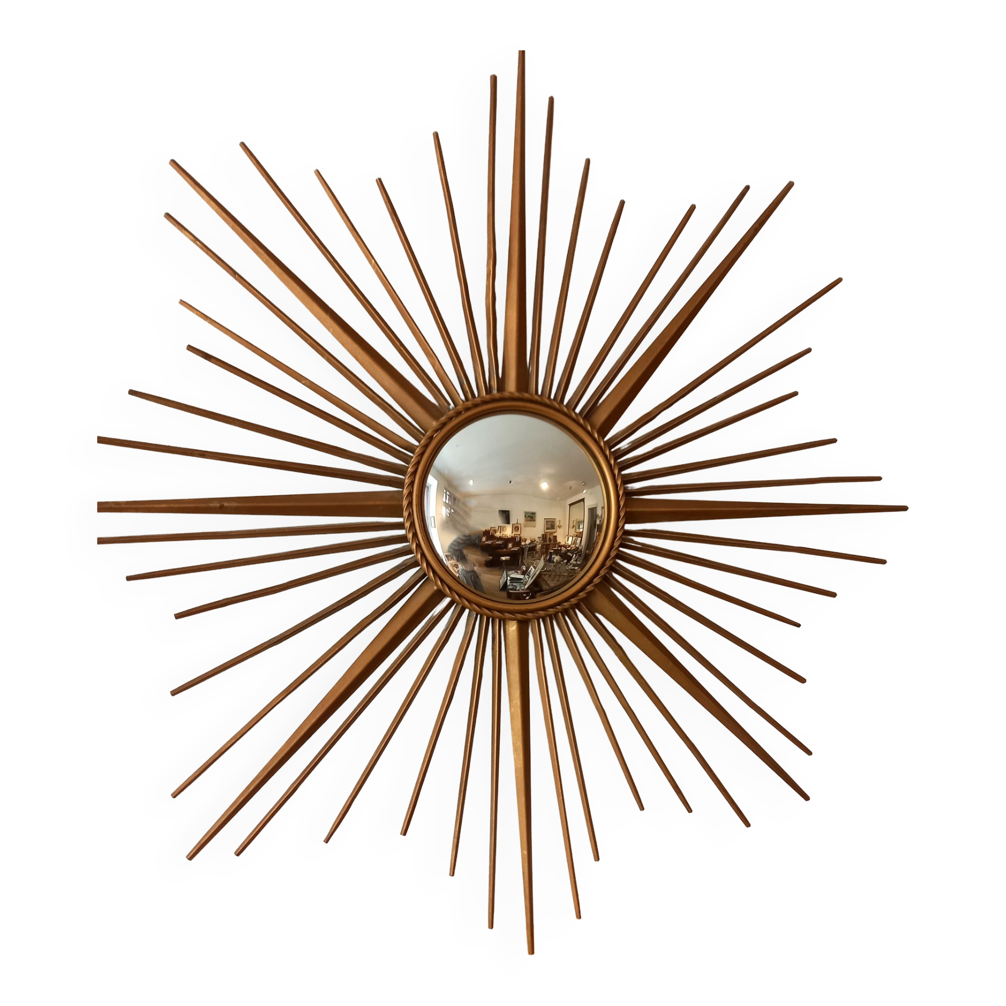 Ancient sun mirror, said witch's eye, 85 cm