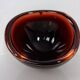 Swedish Burgundy Glass Bowl from Orrefors, 1960s
