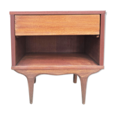 Table de chevet teck scandinave, années 60