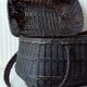 Bresse woven & blackened wicker basket, early 20th century
