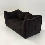 Vintage Bambole sofa in dark brown by Mario Bellini for B&B Italia