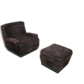 Armchair and footrest 1970