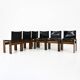 Set of 6 Monk Dining Chairs by Afra & Tobia Scarpa for Molten