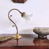 Table lamp in brass art deco tulip 1930