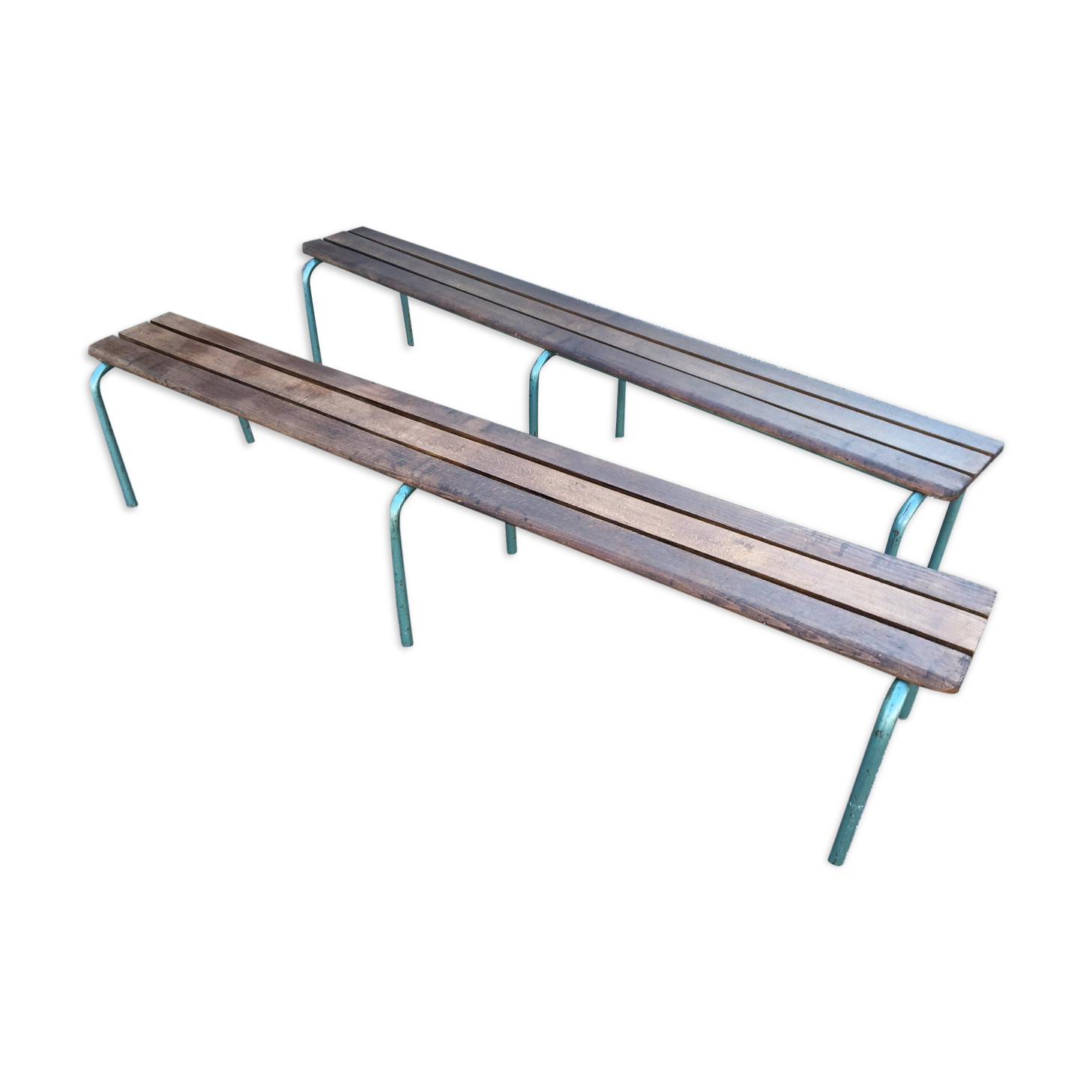 Banc d'école industriel Mullca 1960s