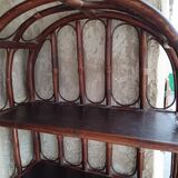 Rattan shelf from the 60s