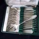 Box of 12 silver-plated oyster forks Paul François Guillaumont