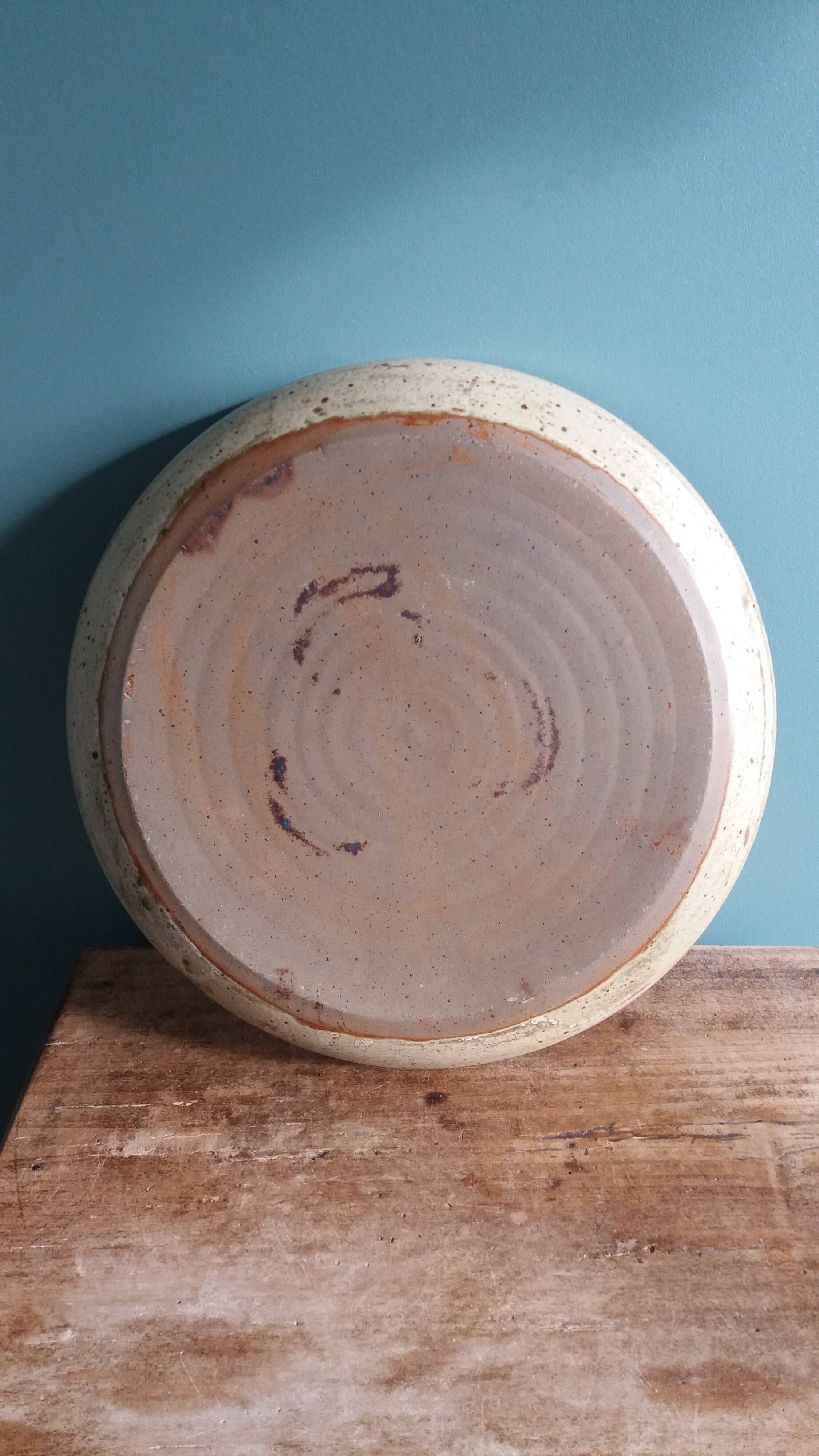 Earthenware salad bowl from Puisaye, Jean-Pierre Prud’homme