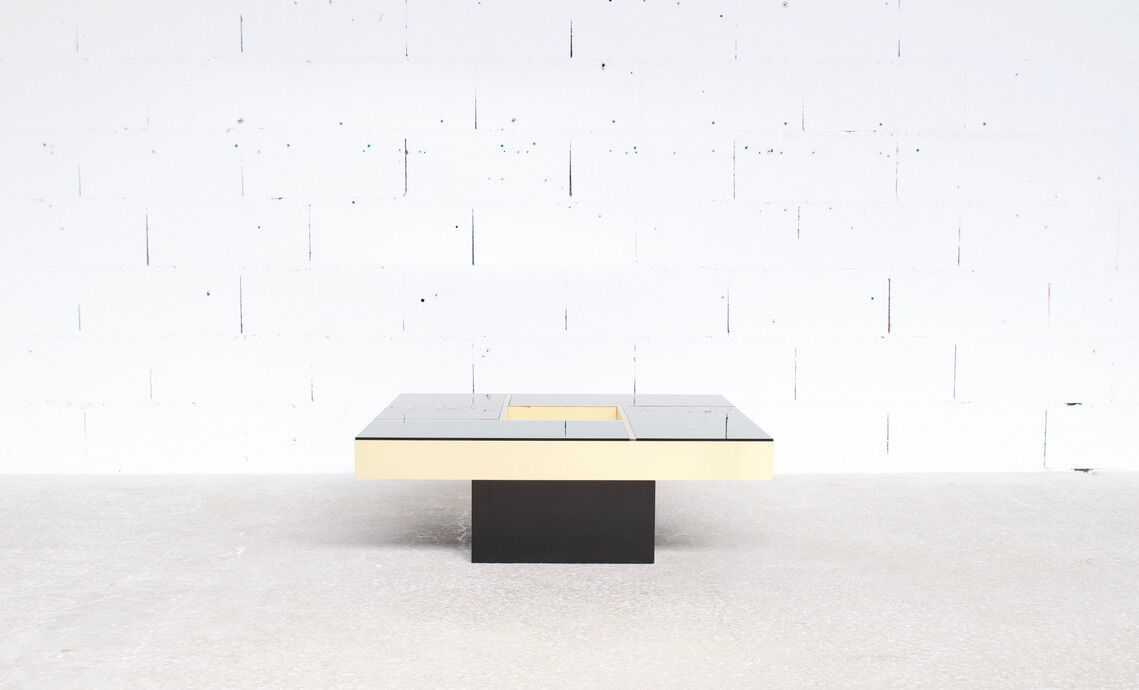 Coffee table bar 70' ny form by Ausenda-Grossi-Gavioli