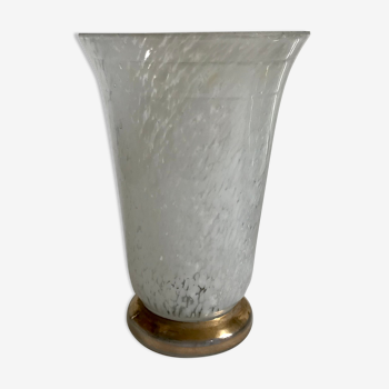 Marmoran glass vase