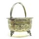 Eclectic sugar bowl, silver-plated brass, Germany, early 20th century