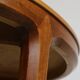 Swedish walnut dining table by B. Fridhagen for Bodafors, 1960s
