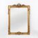 Baroque Gilted Carved Wooden Wall Mirror, Belgium 1950s