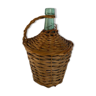 Demijohn and wicker