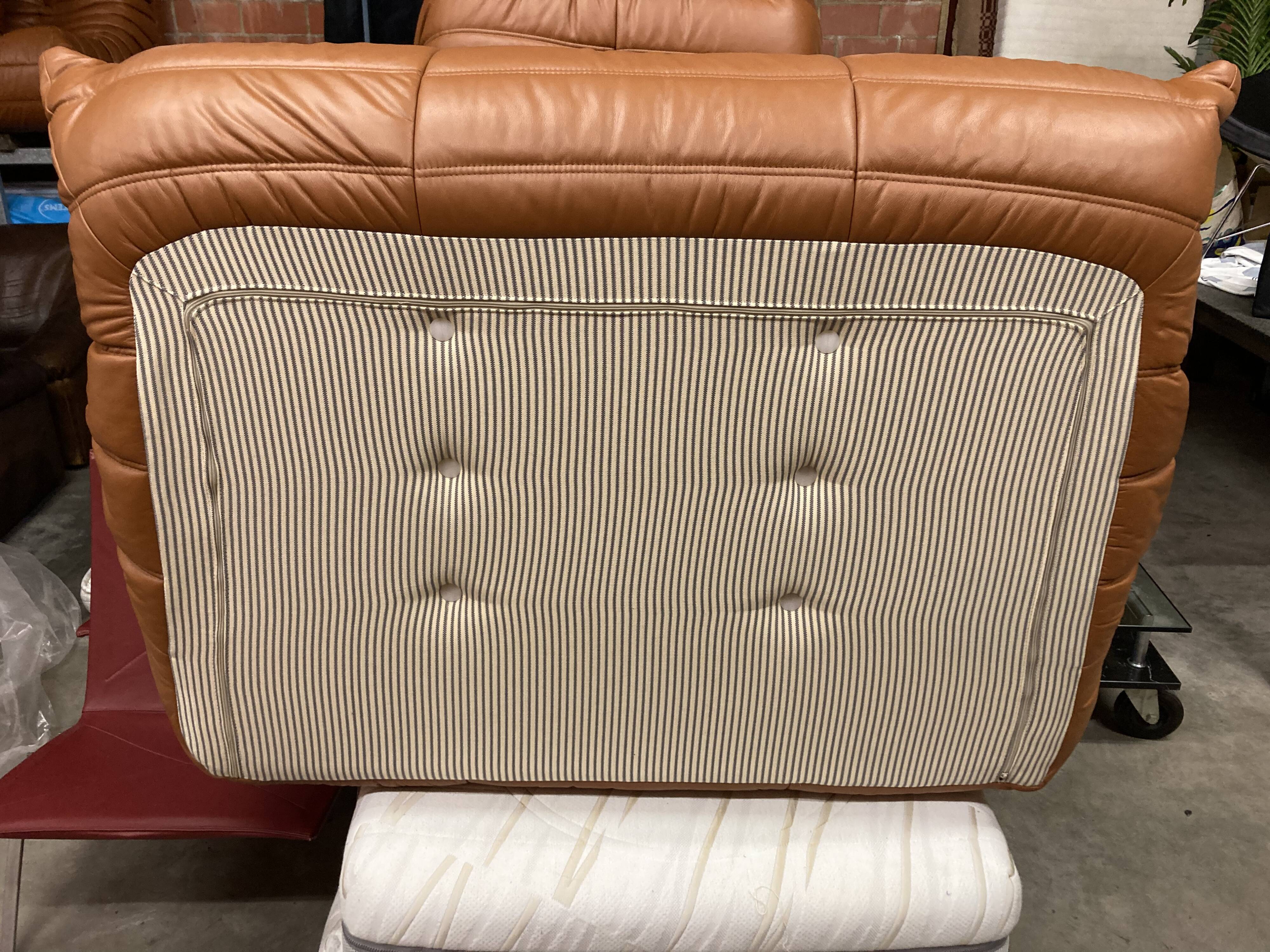 Ligne Roset Togo 2seater, Cognac Leather