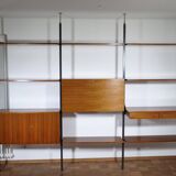 Mid-Century Teak Modular Wall Unit and Room Divider from Italy, 1960s