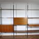 Mid-Century Teak Modular Wall Unit and Room Divider from Italy, 1960s