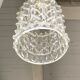 Glass pendant lamp 60s