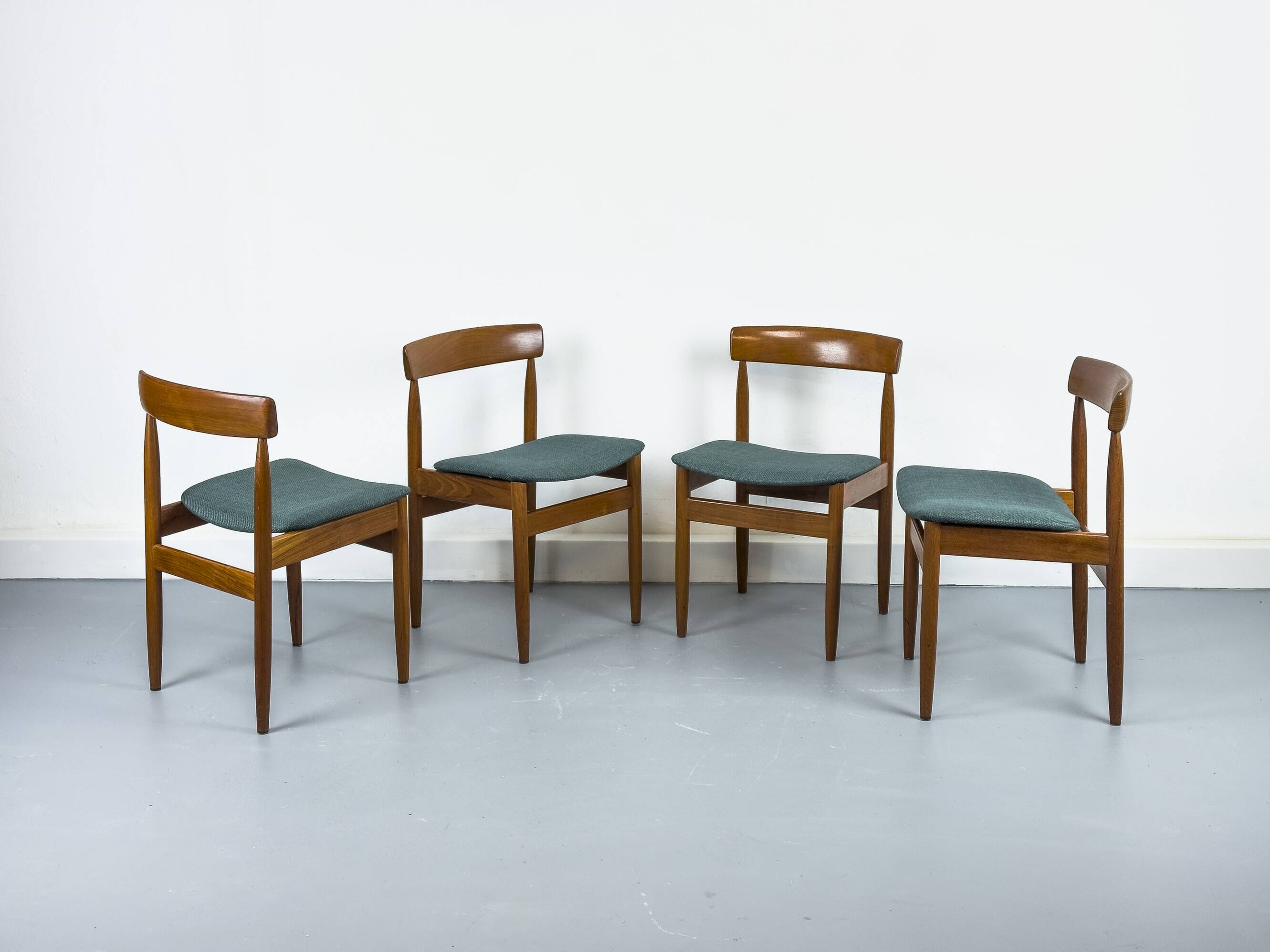 Teak dining chairs by Farsø Møbelfabrik, 1960s, set of 4.