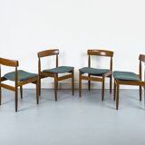 Teak dining chairs by Farsø Møbelfabrik, 1960s, set of 4.
