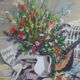 large tapestry 1950/1960 signed Dyf (Marcel Dreyfus)