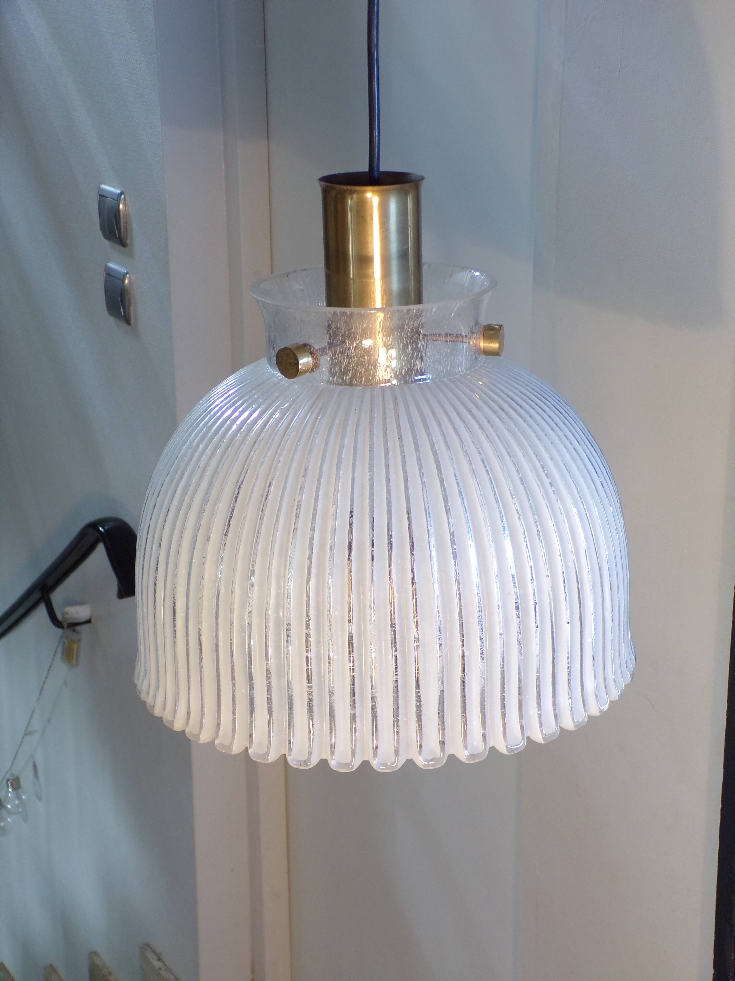 Limburg glass flower pendant light