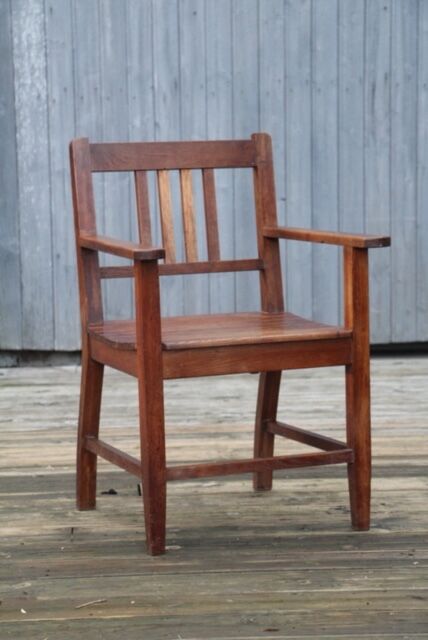 Chair Reconstruction solid oak France 1950