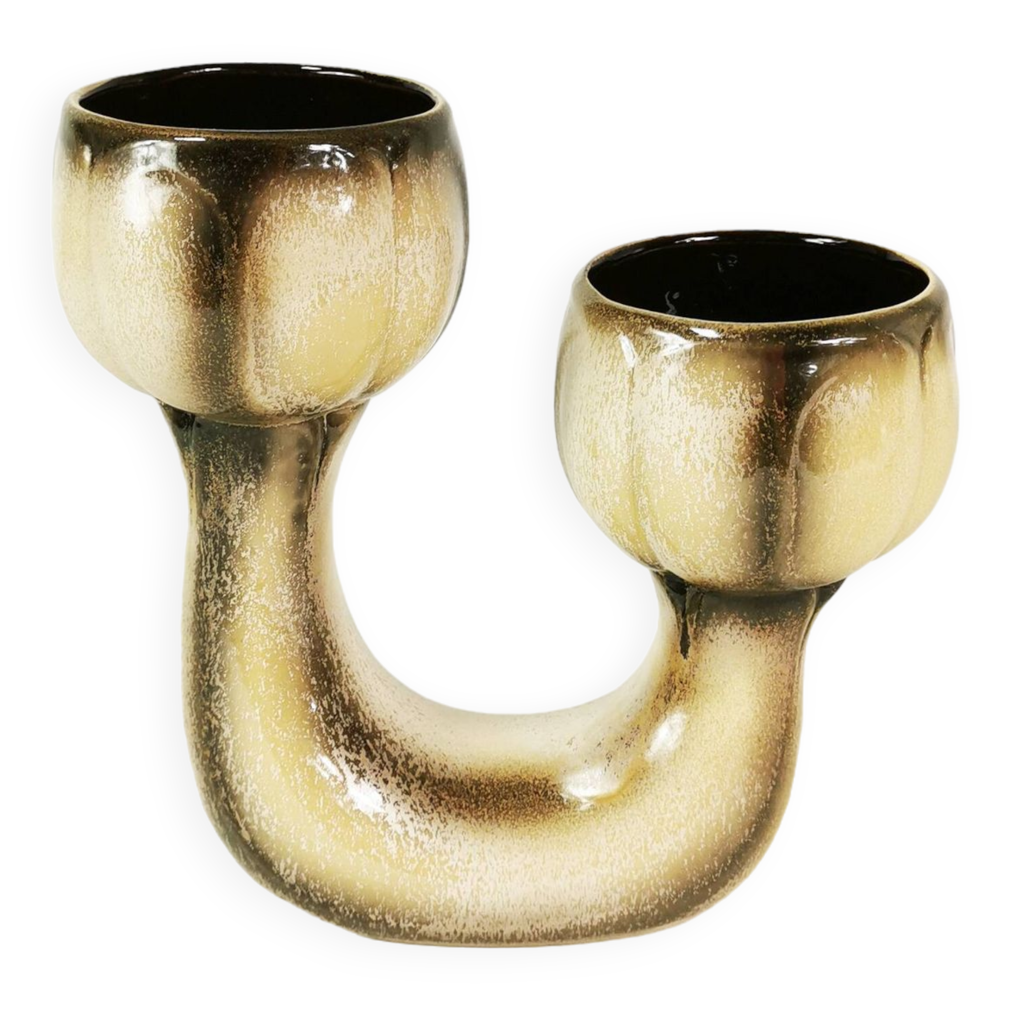 Ceramiczna donica- osłonka, Bay Keramik, Niemcy, lata 60.