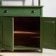 Antique emerald green kitchen cabinet (circa 1920)