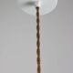 Vintage Opaline & Brass Pendant Lamp