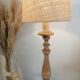 Lampadaire vintage en bois